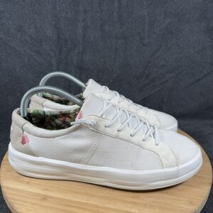 Hey Dude White and Pink Athletic Shoes